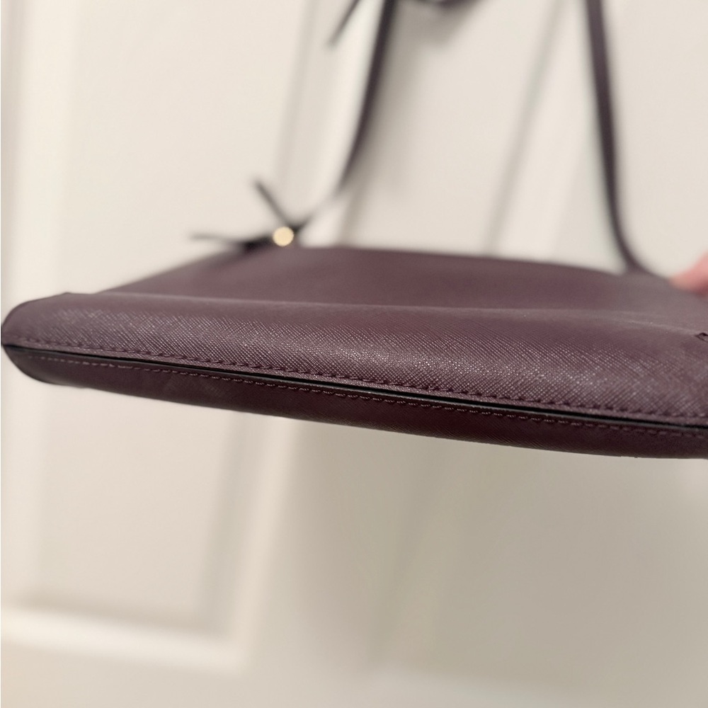 EXCELLENT CONDITION KATE SPADE Rima Laurel Way Crossbody Plum Color - Picture 5 of 11